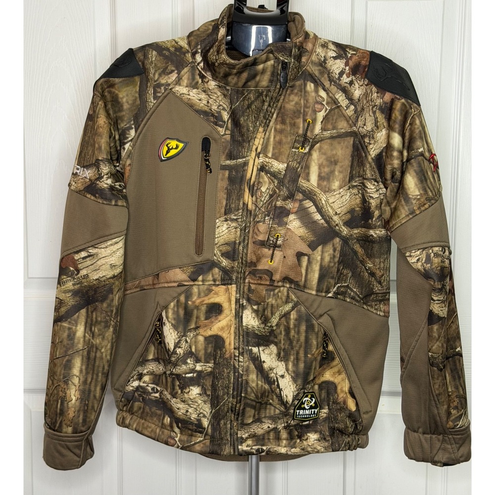 ScentBlocker Trinity Matrix Soft Shell Hunting Camo Jacket Men's M BOA Bone Coll